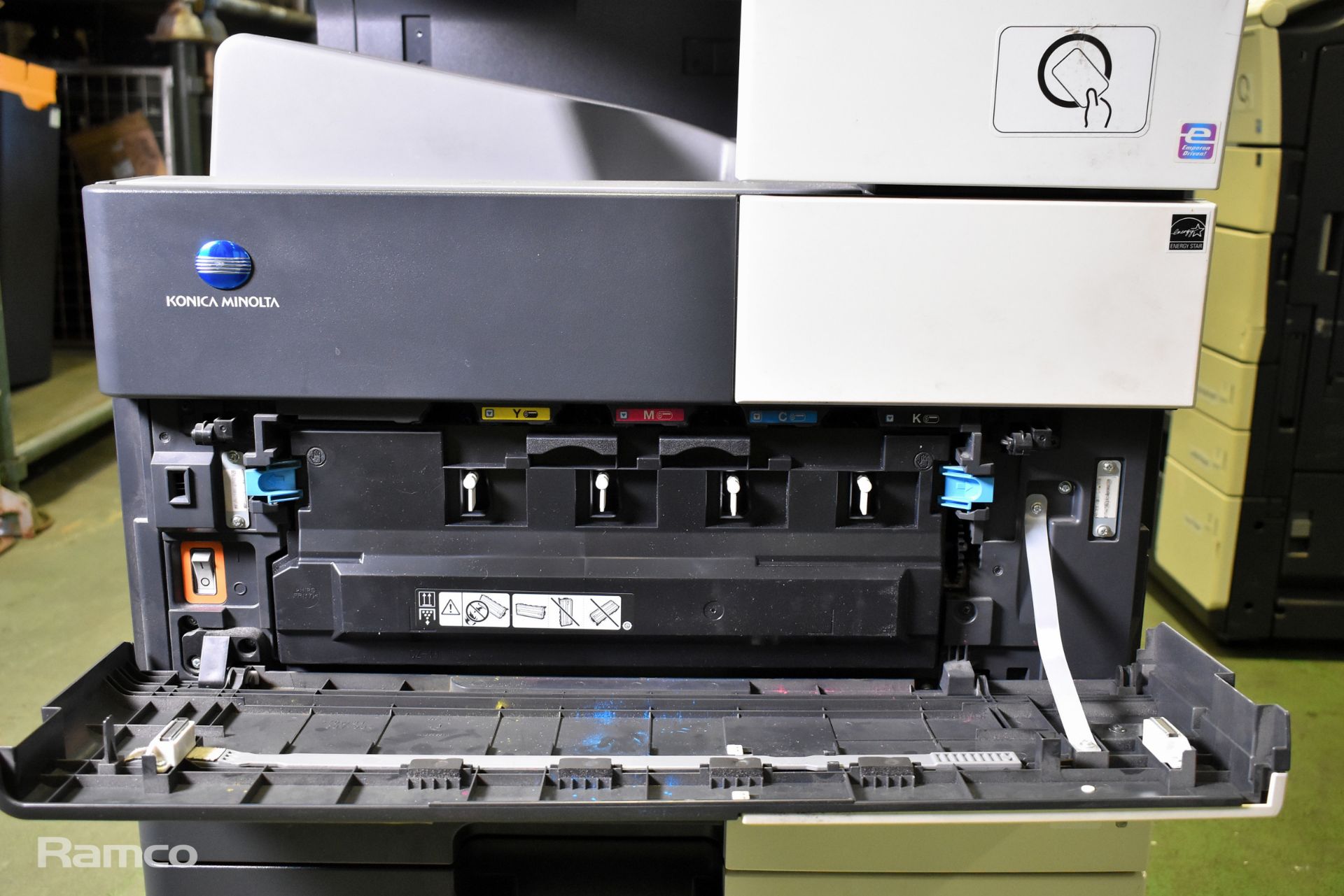 Konica Minolta Bizhub C454e A3 multifunction laser printer - H 92 x W 70 x D 62cm - Bild 6 aus 18
