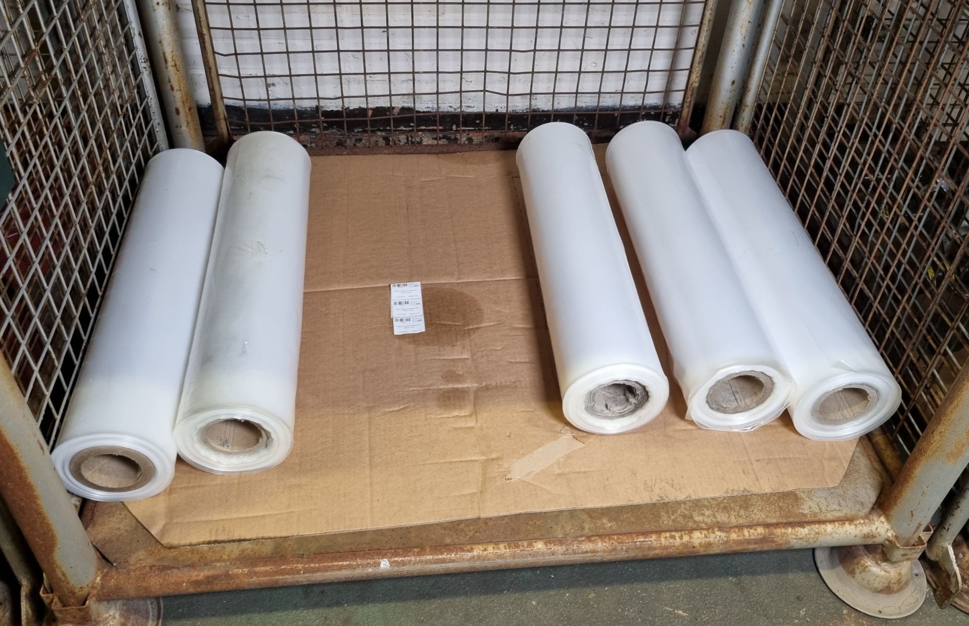 5x Clear polythene sleeve rolls - 66cm wide - Bild 2 aus 4