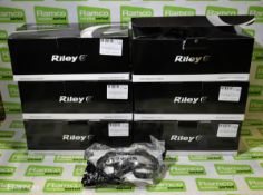 6x boxes of Riley Arezzo RCY00161 Clear Lense Goggles - 5 pieces per box