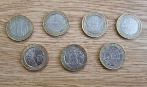 Collection of collectable £2 coins