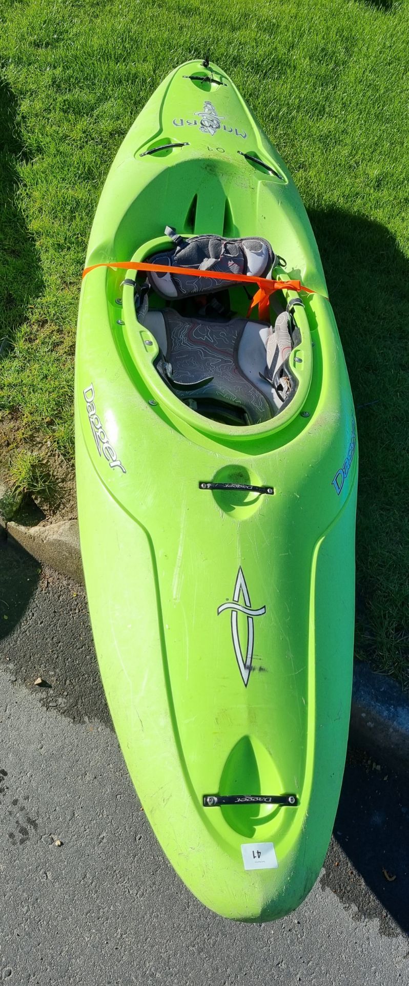 Dagger Mamba kayak/canoe - L260 x W70 x H40cm - Lime green - Image 2 of 7