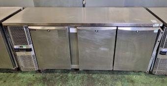 Precision Refrigeration MCU 311SS counter fridge - 180 x 66 x 155cm