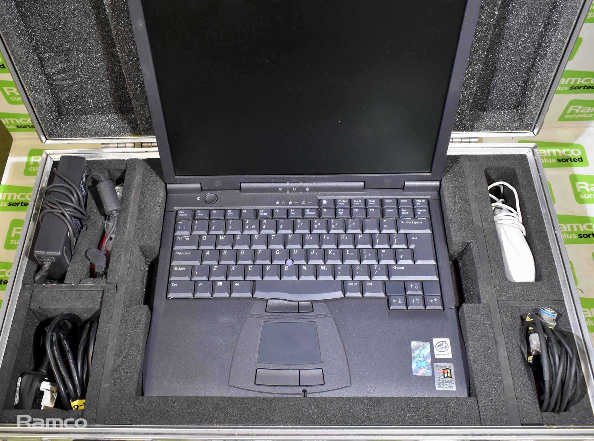 Dell Latitude CPx laptop with accessories and aluminium case - Image 2 of 8
