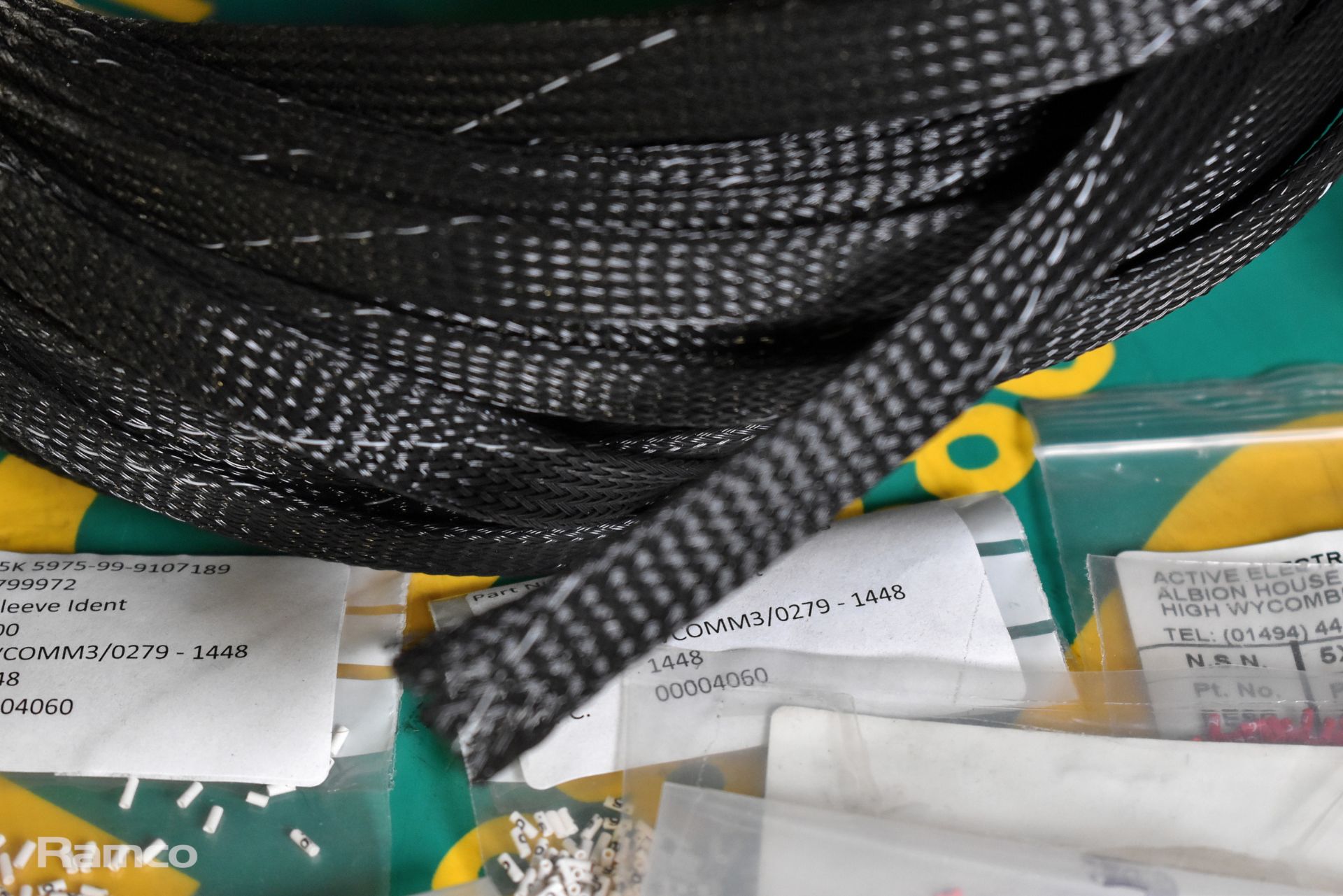 Electrical parts and consumables - bulbs, heat shrink boots, wire sleeving, bonding leads, contacts - Image 8 of 10