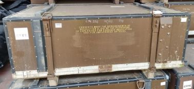 Shipping crate with eye bolts - L 165 x W 92 x H 67cm - 135kgs