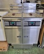 Pitco SEH50 twin tank fryer - 82 x 80 x 120cm