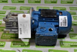 WEG W21 240V electric motor with Fenner 742A0101 ratio 5:1 gearbox