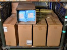 13x boxes of CPE Aprons with sleeves - 100 per box