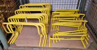 XLR8 yellow plastic training hurdles small - medium 36 units