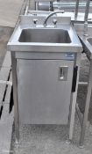 Stainless steel sink unit - 70 x 53 x 100cm