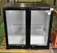 Empire CL-210H Double hinged door back bar cooler - W 900 x D 530 x H 900mm