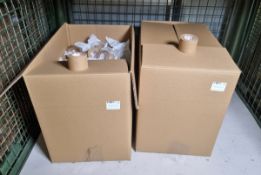 2x boxes of Scapa adhesive tape cloth - biege - 50mm - box of approx 160 rolls per box