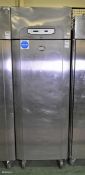 Foster PREMG600H stainless steel single door freestanding fridge - W 700