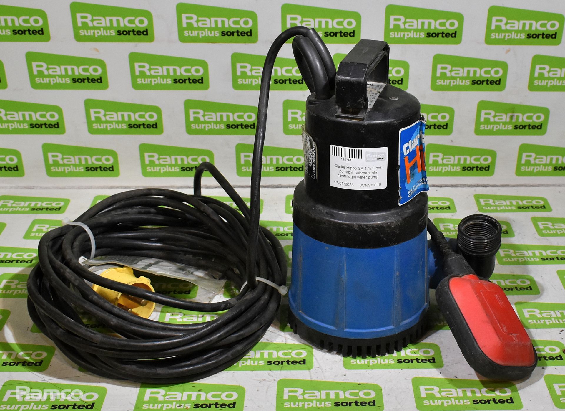 Clarke Hippo 3A 1.1/4 inch portable submersible centrifugal water pump