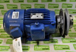 Landert Bulach 90L 24RM-6c 240V electric motor with gearbox