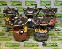 5x Coleman dual fuel stoves - check pictures for models