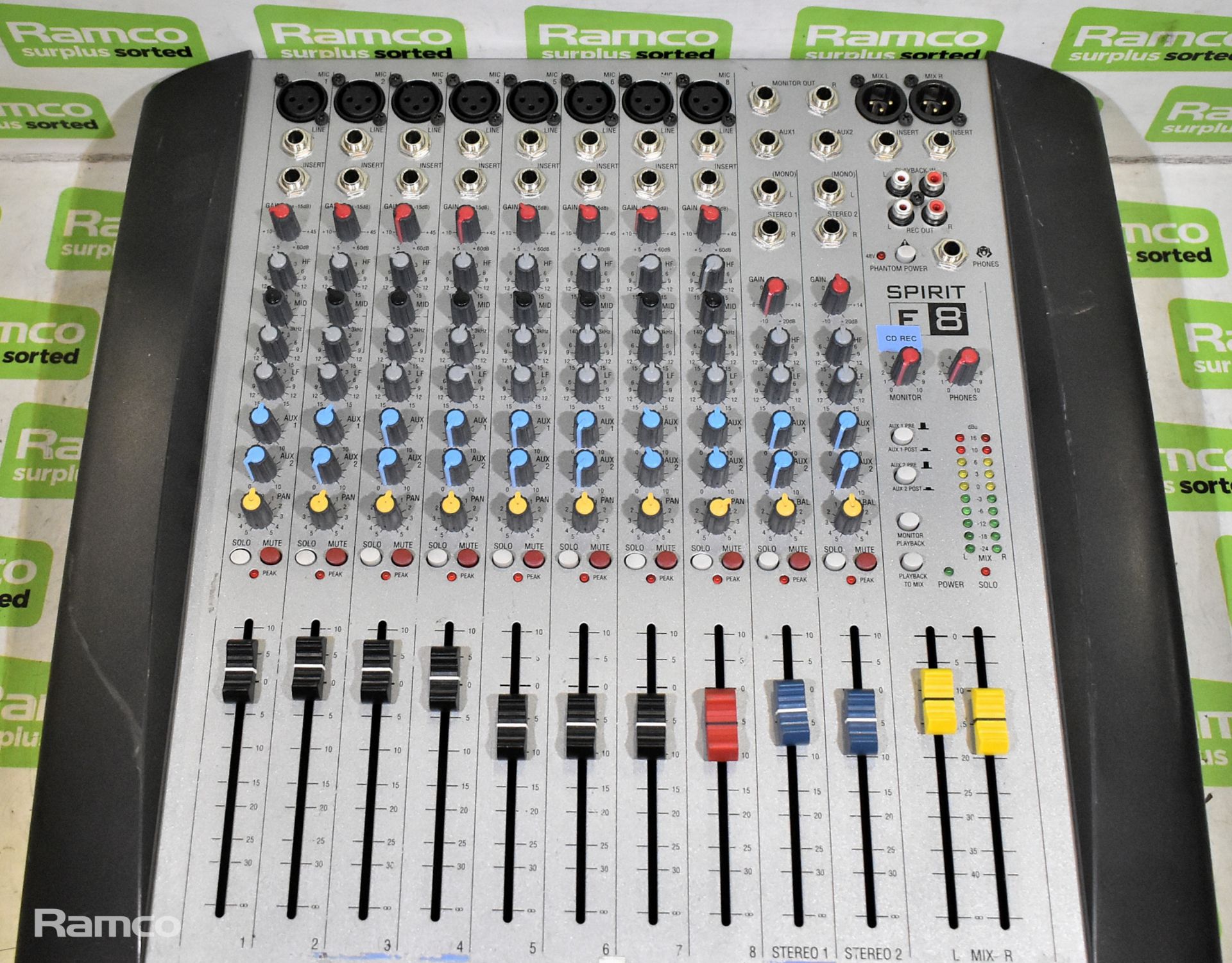 Soundcraft E8 mixer - SPARES OR REPAIRS - Image 2 of 6
