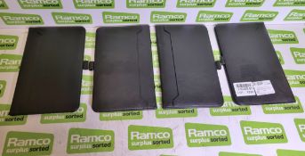 4x Galaxy Tab A T510 10.1 inch leather effect folding tablet cases