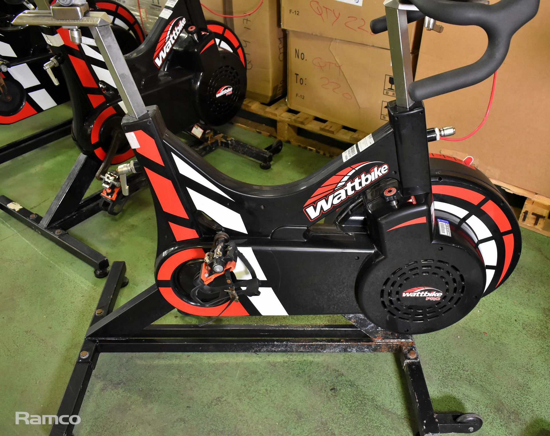 Wattbike Pro indoor exercise bike - L 120 x W 66 x H x 110cm - Image 2 of 9