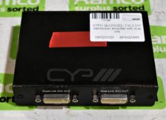 CYPIII QU-DVI2DL 1 to 2 DVI distribution amplifier with dual link