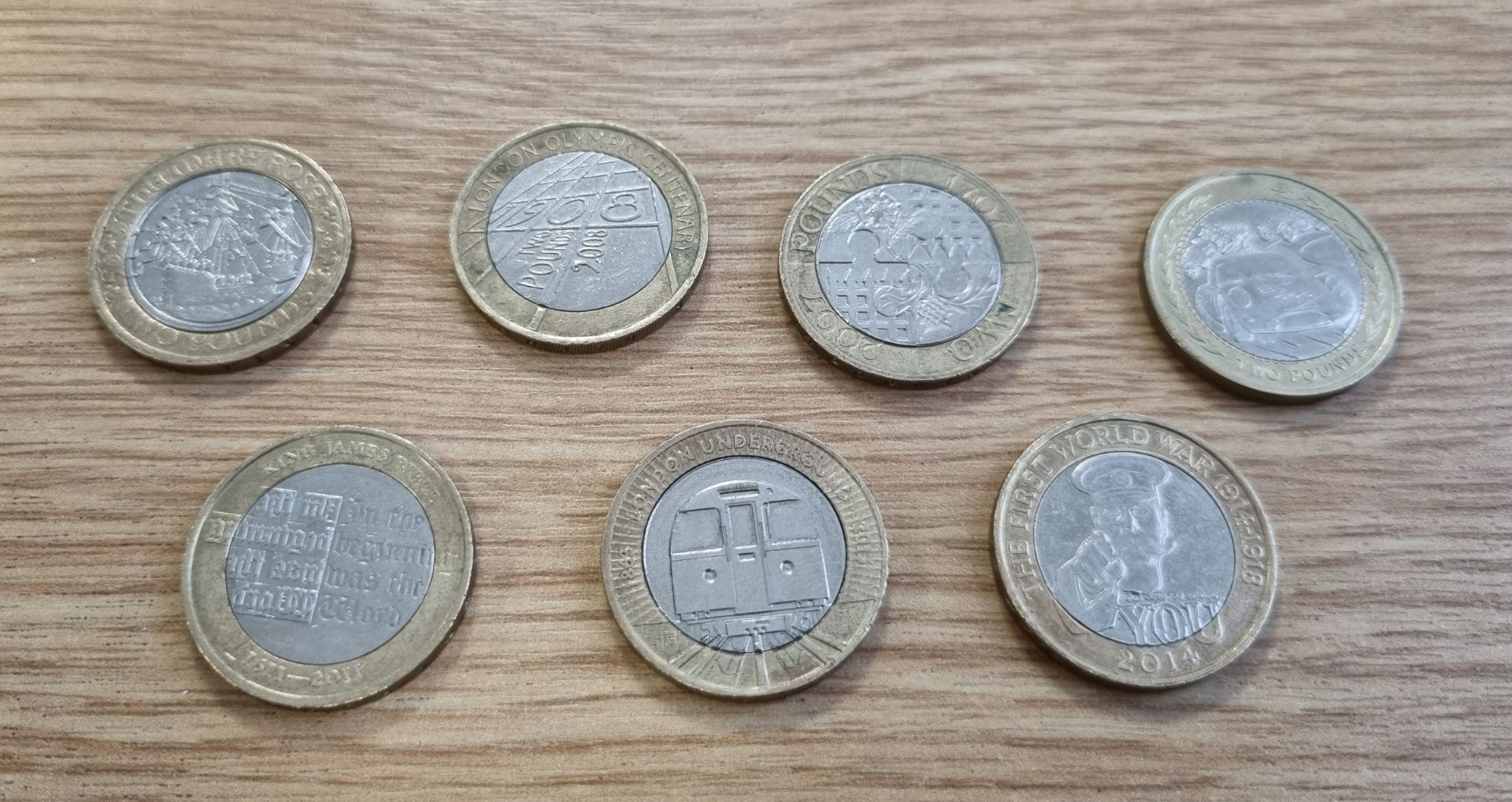 Collection of collectable £2 coins