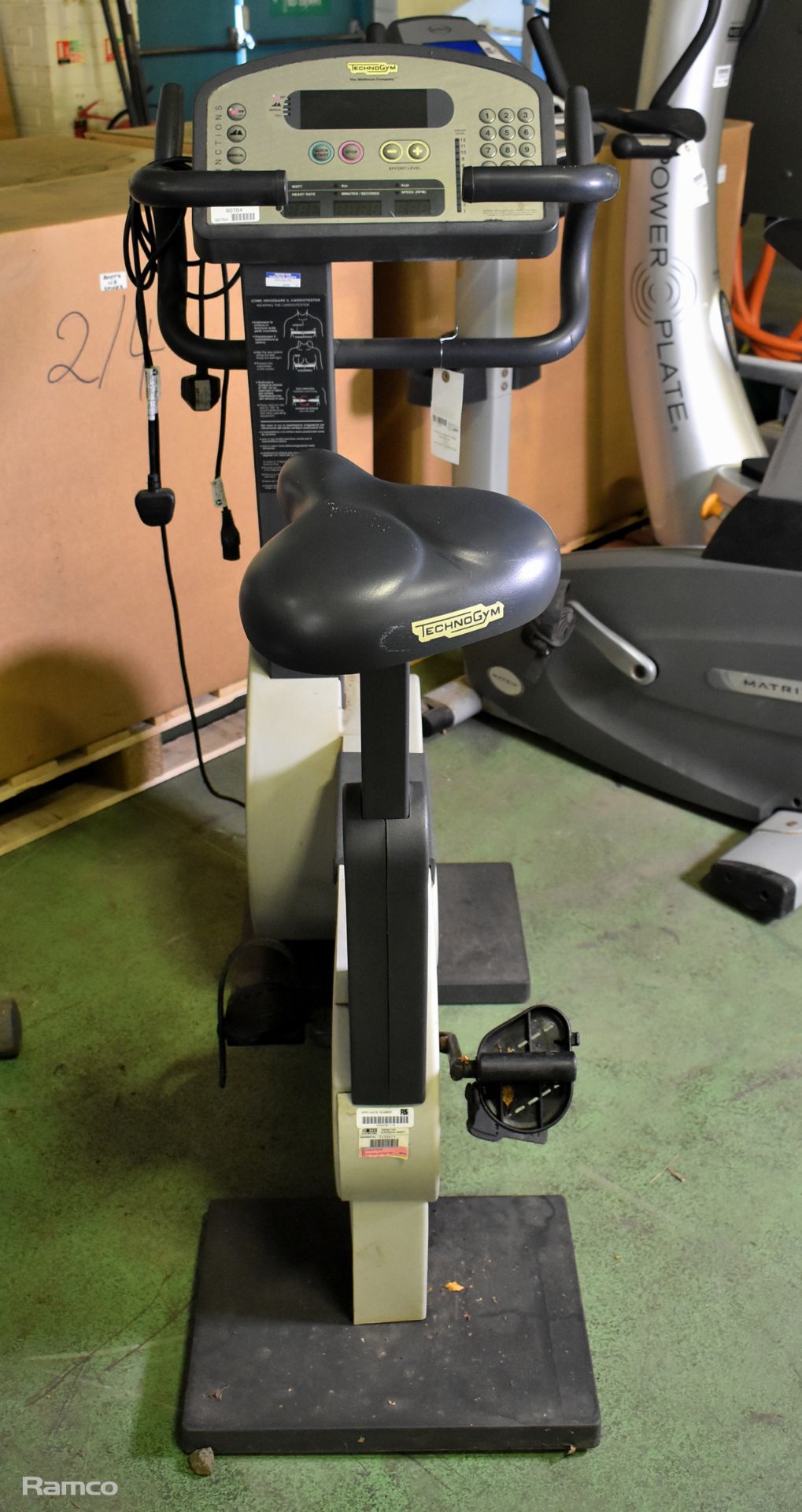 TechnoGym Bike XT rehab exercise bike - L 120 x W 44 x H 132cm - Image 9 of 9