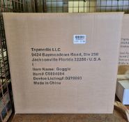 Tapmedic LLC safety goggles - 150 pairs per box