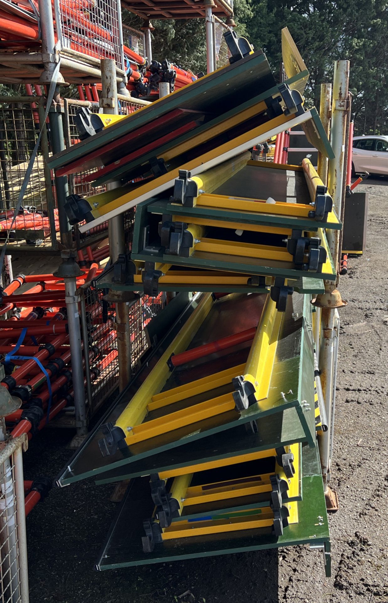 Genex Fibreglass & nylon reinforced modular platform with Ladder system - details in the description - Bild 16 aus 27