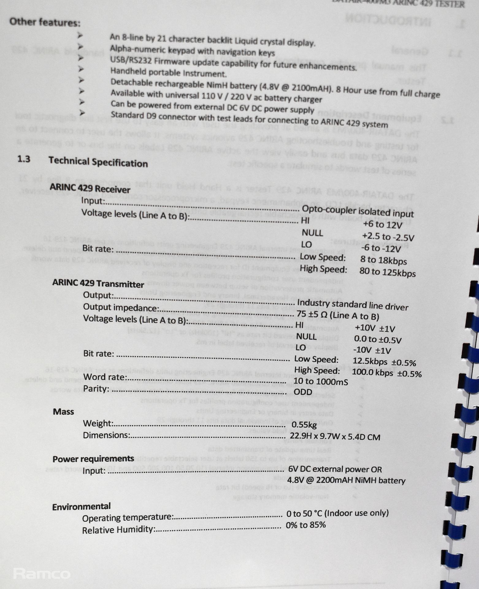 YED Datair Arinc 429 handheld tester kit - Image 7 of 8