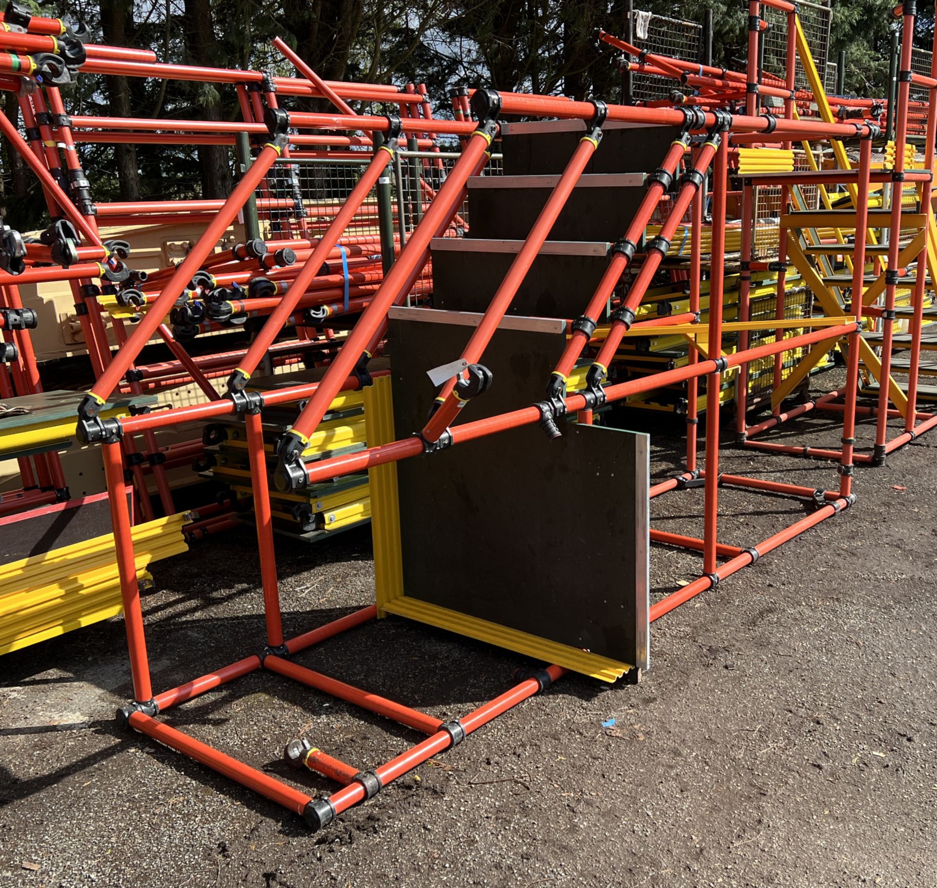 Genex Fibreglass & nylon reinforced modular platform with Ladder system - details in the description - Bild 11 aus 27