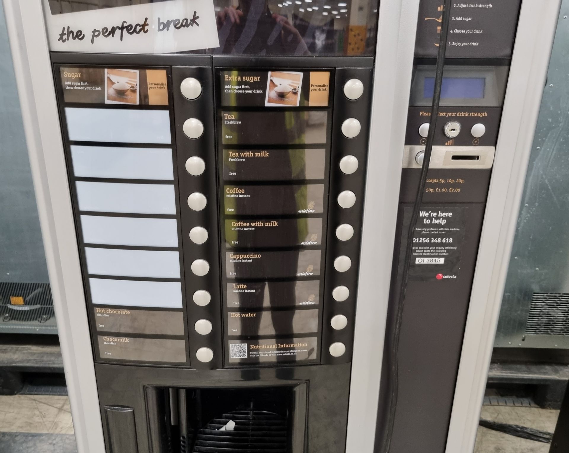 Selecta Milano BC2H Direct hot drinks vending machine - Bild 6 aus 11