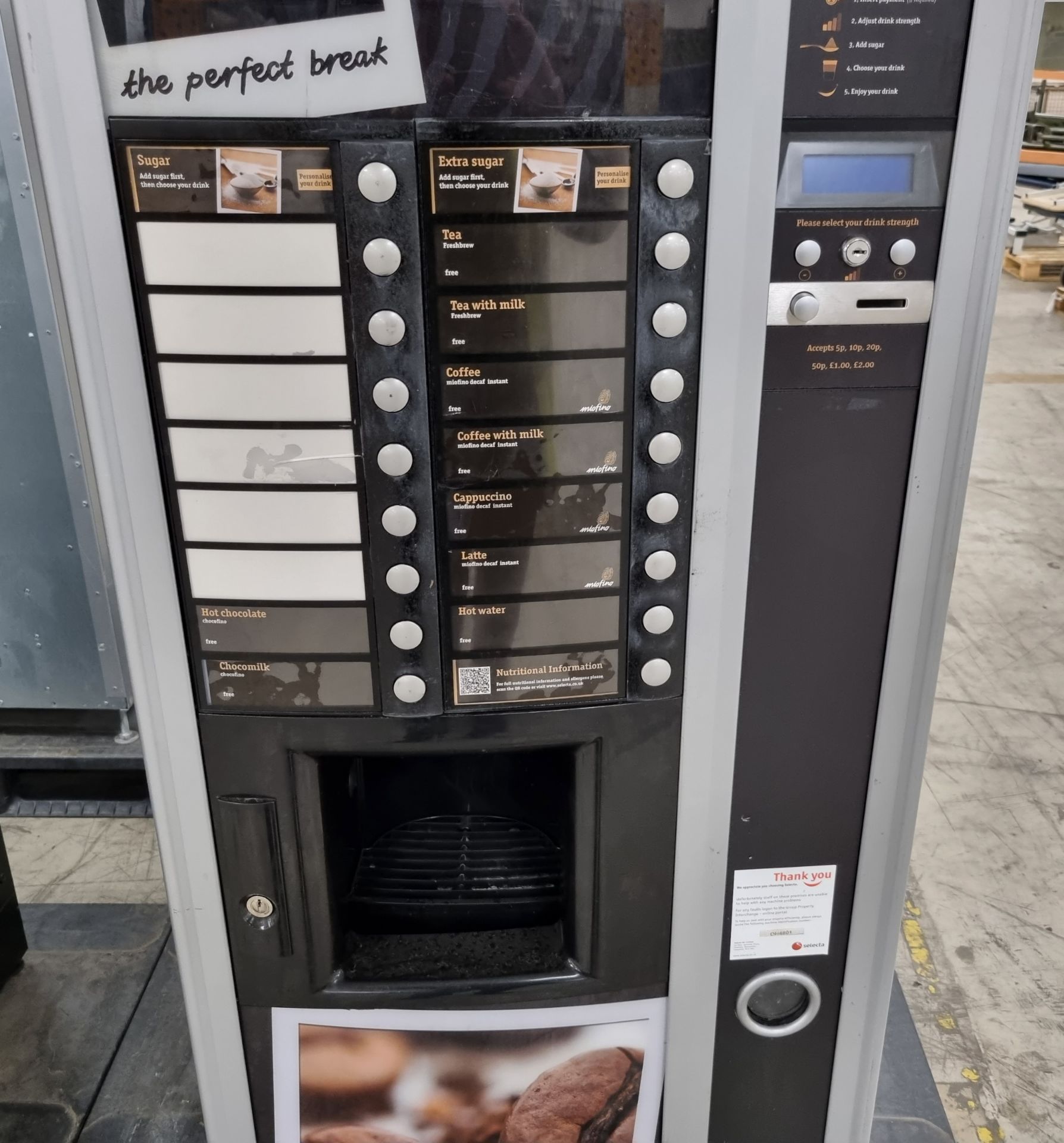 Selecta Milano B2C hot drinks vending machine - Bild 6 aus 12