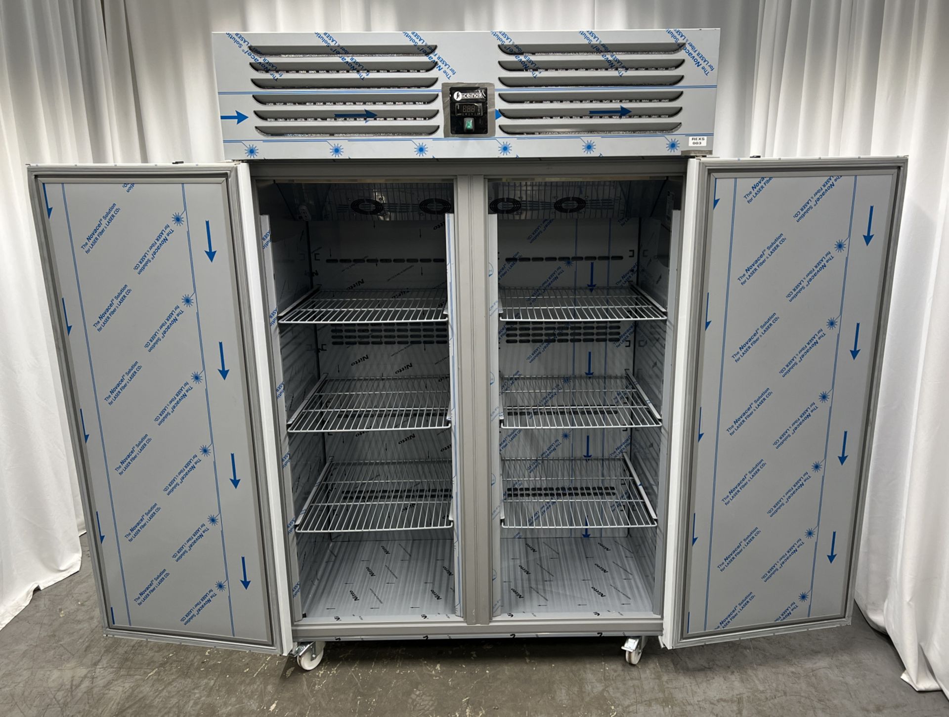 Ice Inox VTS 1340 CR stainless steel double door upright fridge - W 1400 x D 865 x H 2080mm - Image 9 of 15