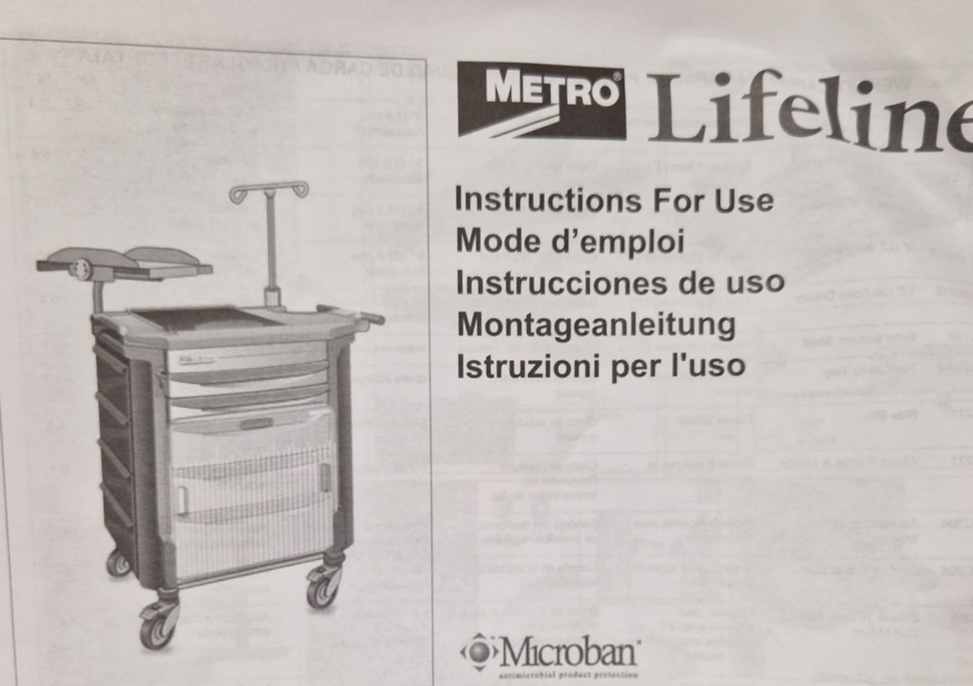 24x Metro Flexline FL27P portable medical storage cart complete with accessories - Bild 7 aus 13