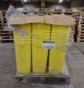 72x pallets of 60L clinical waste bins - 81 per pallet - total qty 5832