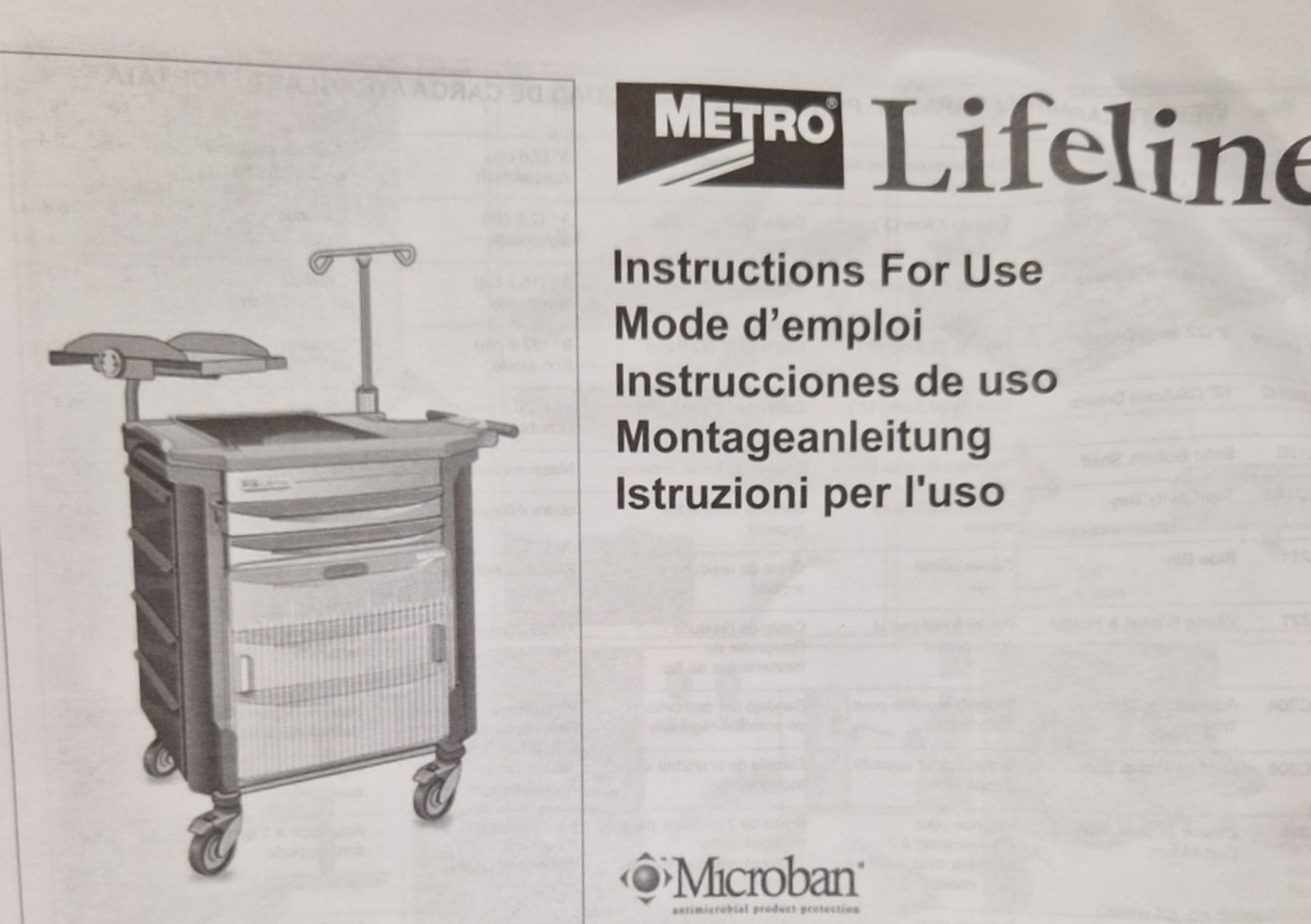 48x Metro Flexline FL27P portable medical storage cart complete with accessories - Bild 7 aus 13