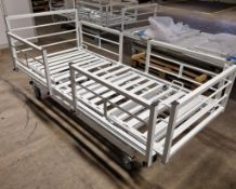 72x OSKA 1004 portable fully adjustable care beds