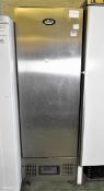 Foster FSL400L stainless steel single upright freezer 240V - W 600 x D 700 x H 1900 mm