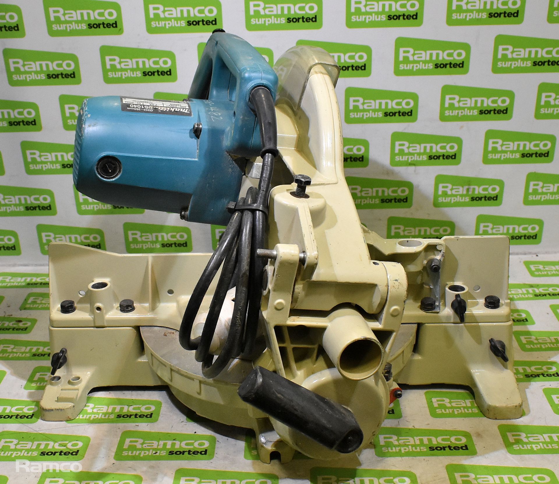 Makita LS1040 260mm compound mitre saw 240V - Image 6 of 10