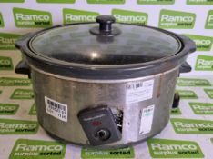 Morphy Richards 48718A - slow cooker 6.5 Ltr - 230V - AS SPARES OR REPAIRS