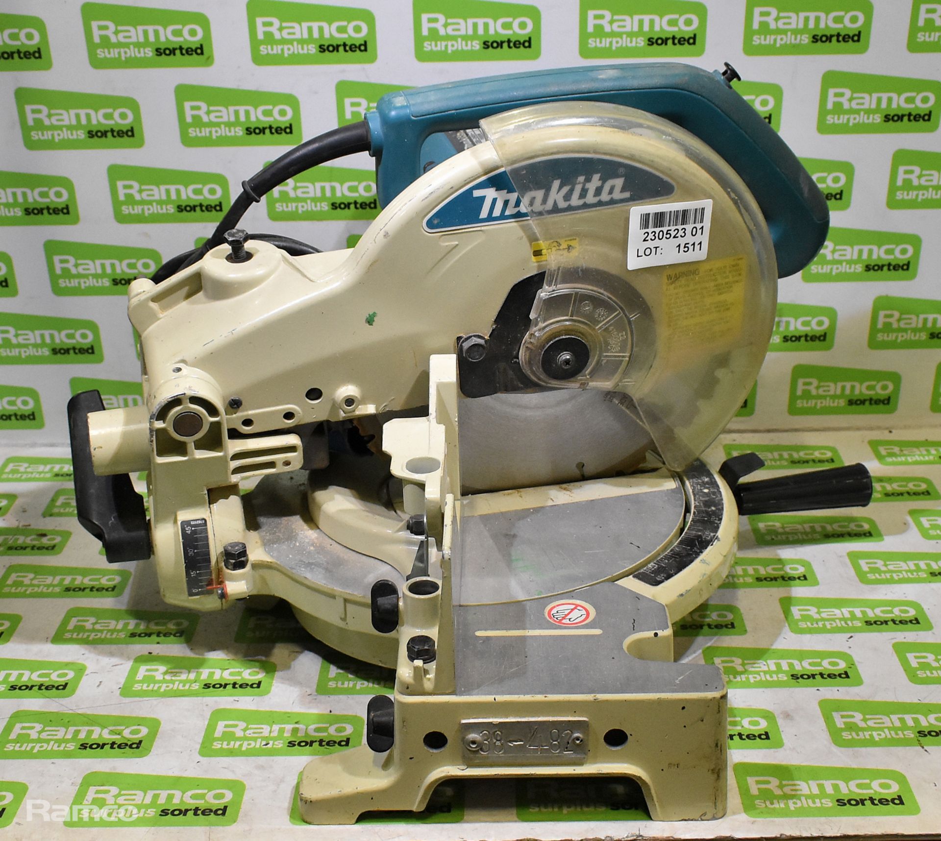 Makita LS1040 260mm compound mitre saw 240V - Image 3 of 10