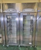 Foster PREMG 1350H double door upright fridge - L 150 x W 83 x H 208cm