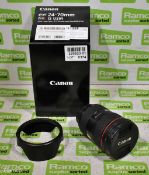 Canon EF 24-70mm F/4L IS USM lens - with box