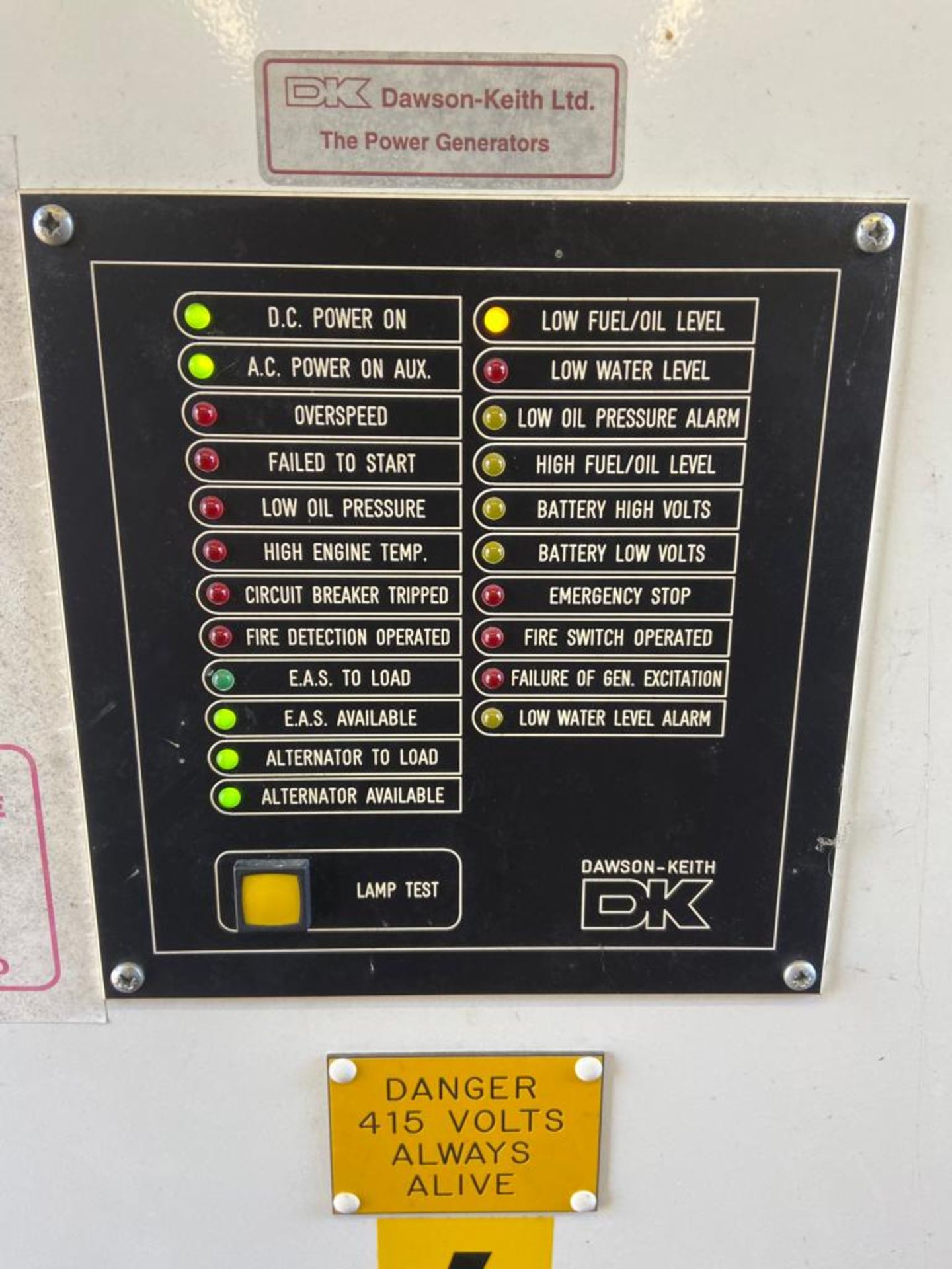 Cummins 125 kVA generator set - mains failure ATS, fuel tanks 40ft armoured Container - Super Silent - Image 26 of 36