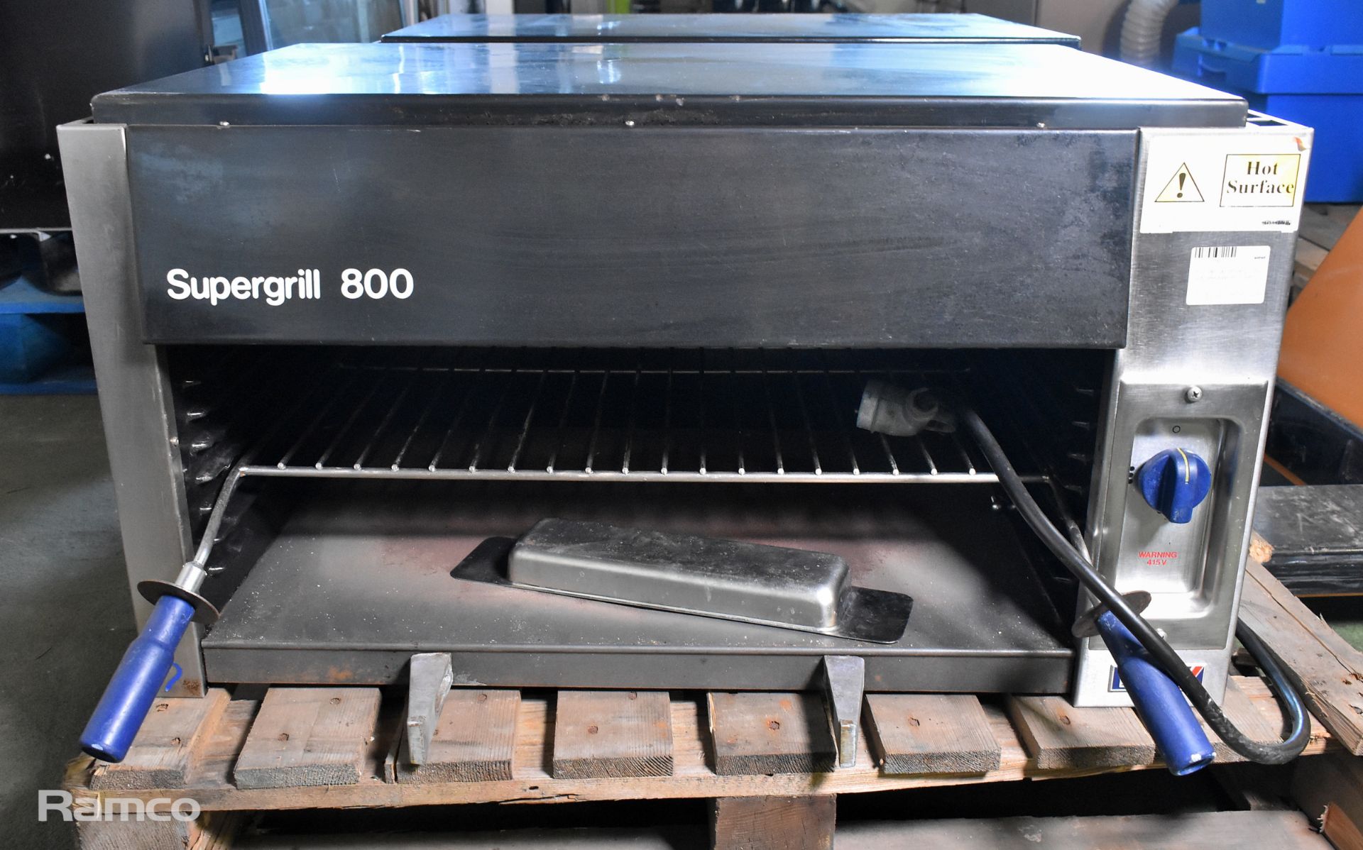 Stott Benham Supergrill 800 stainless steel 380V electric grill - Image 2 of 4