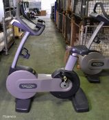Technogym Excite 700 upright exercise bike L 1194 x W 610 x H 1346mm