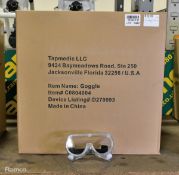 Tapmedic LLC safety goggles - 150 pairs