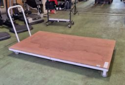 Harrod gym mat trolley - L 2000 x W 1225 x H 200mm