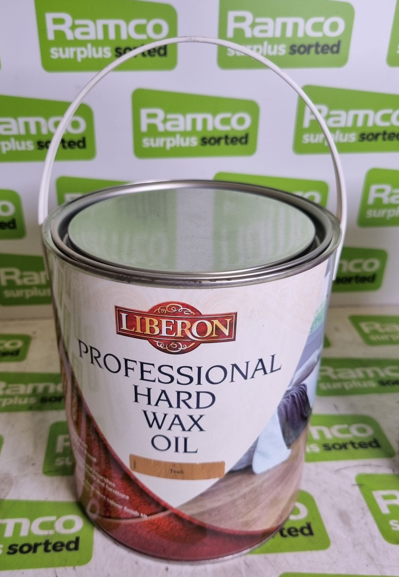 2x Liberion professional hard wax oil - 2.5Ltr - colour Teak - cannot be sent by parcel - Bild 2 aus 4