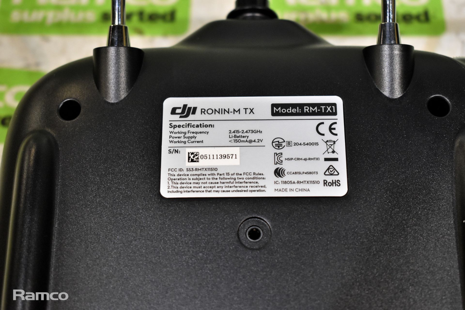 DJI Ronin-M RM6 camera gimbal stabiliser kit - Bild 12 aus 18